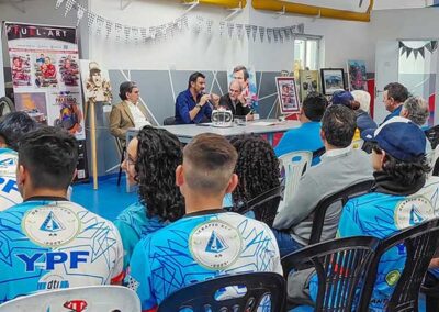 FUEL-ART, muestra de Arte y charla a cargo de Mauricio “Damon” Gallardo, en la EEST N°6 de Avellaneda