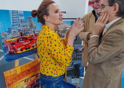 FUEL-ART, muestra de Arte y charla a cargo de Mauricio “Damon” Gallardo, en la EEST N°6 de Avellaneda